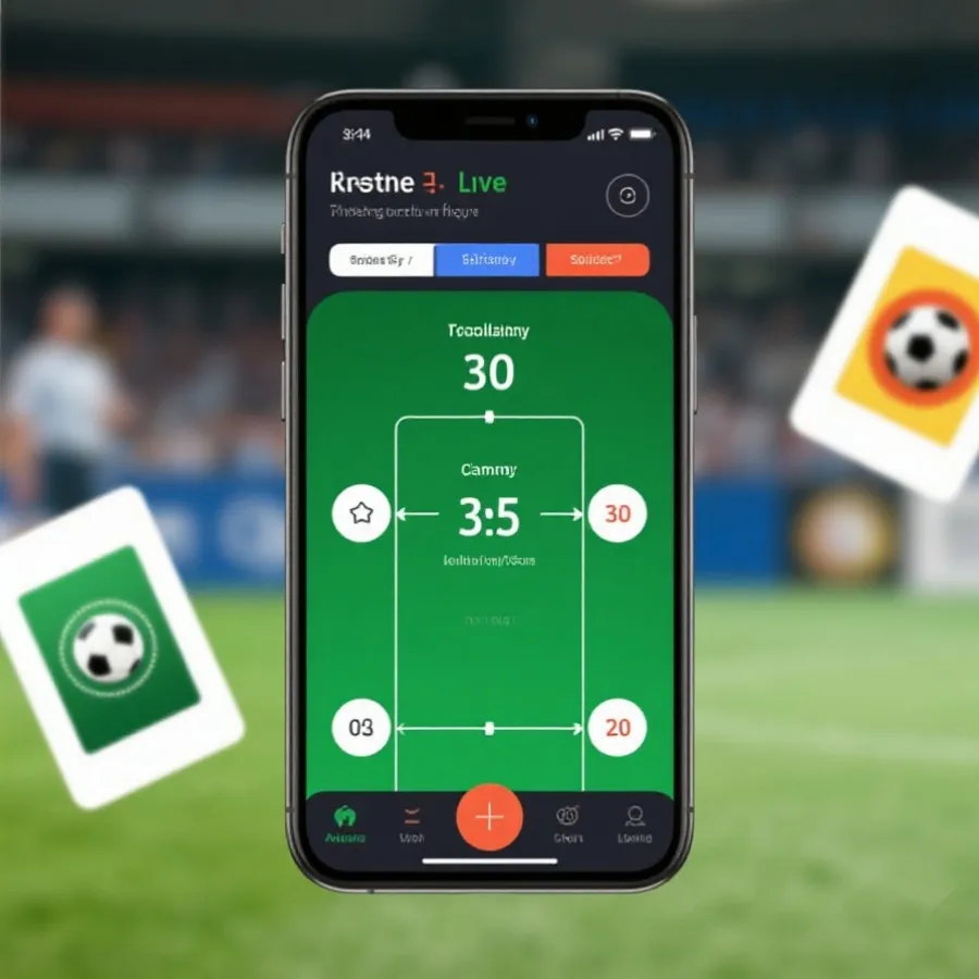 手機版世界盃賽程與比分頁面示意圖