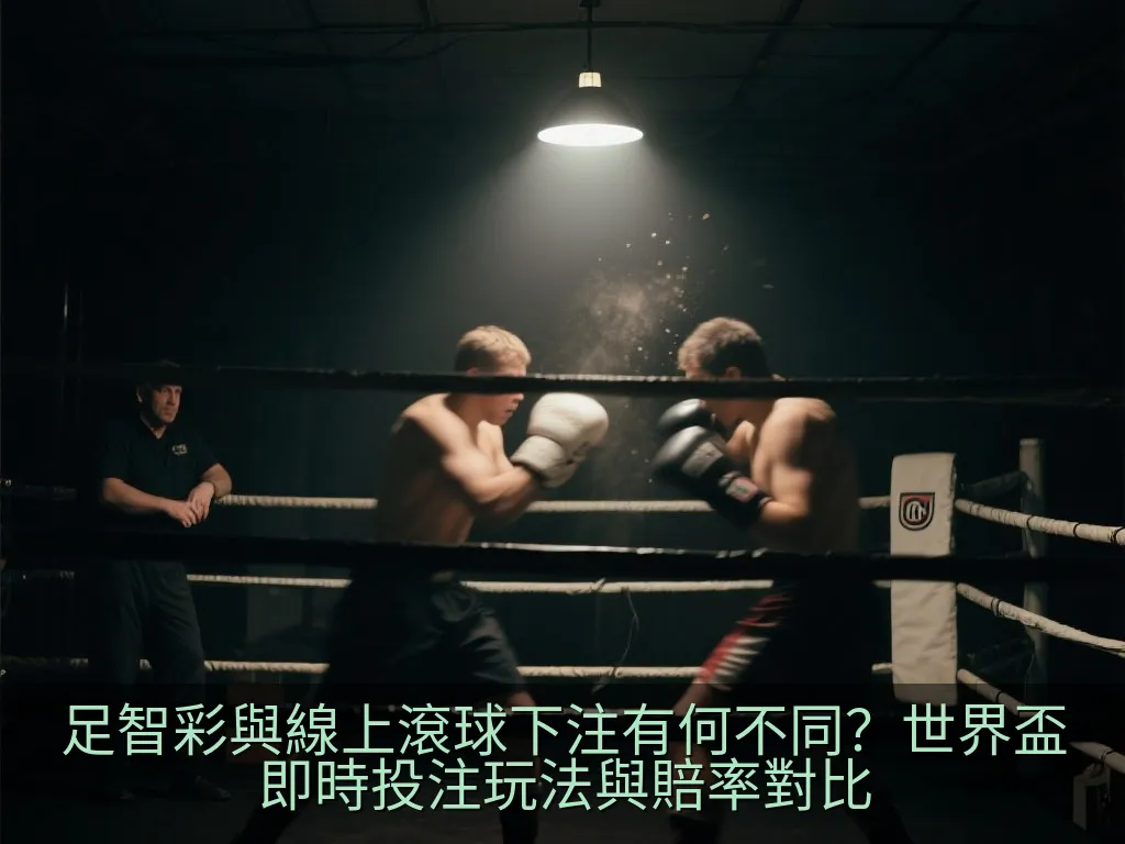 足智彩與線上滾球下注有何不同？世界盃即時投注玩法與賠率對比